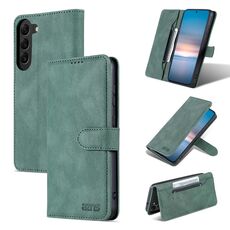 Per Samsung Galaxy S23 5G AZNS Dream II Custodia per cellulare in pelle Flip Feel (verde)