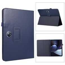 Per OPPO Pad 2 2023 Custodia per tablet in pelle con texture Litchi (blu scuro)