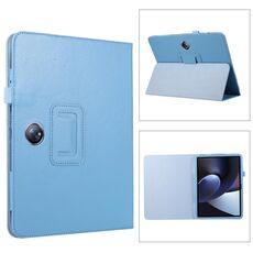 Per OPPO Pad 2 2023 Custodia per tablet in pelle con texture Litchi (azzurro)