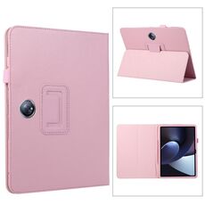 Per OPPO Pad 2 2023 Custodia per tablet in pelle con texture litchi (rosa)