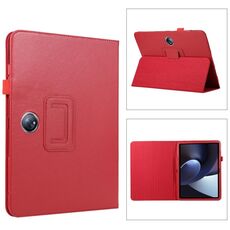 Per OPPO Pad 2 2023 Custodia per tablet in pelle con texture Litchi (rosso)