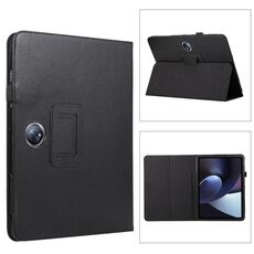 Per OPPO Pad 2 2023 Custodia per tablet in pelle con texture litchi (nero)