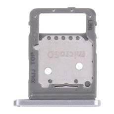Vassoio per scheda SIM originale per Samsung Galaxy Tab S8 SM-X700 + vassoio per scheda Micro SD (argento)