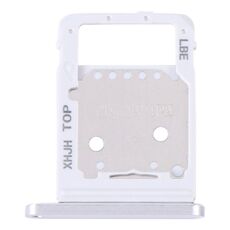 Vassoio per scheda SIM originale per Samsung Galaxy Tab S8+ SM-X800 + vassoio per scheda Micro SD (argento)