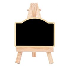 10pcs piccolo partito negozio messaggio ornamenti lavagna pino treppiede decorativo bacheca messaggi (ad arco)