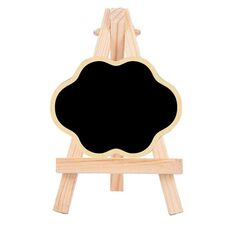 10pcs piccolo partito negozio messaggio ornamenti lavagna pino treppiede bacheca decorativa (nuvola)