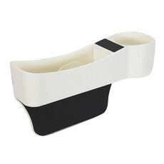 CARFU AC-2294 Car Seat Gap Scatola portaoggetti multifunzione (bianca)