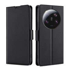 Per Xiaomi 13 Ultra 5G Custodia per telefono in pelle con vibrazione laterale ultrasottile con fibbia laterale (nero)