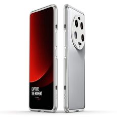 Per Xiaomi 13 Ultra LK Aurora Cornice per telefono in metallo con copriobiettivo (argento)