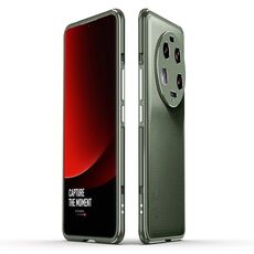 Per Xiaomi 13 Ultra LK Aurora Cornice per telefono in metallo con copriobiettivo (verde)