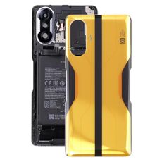 Cover posteriore in vetro per batteria per Xiaomi Redmi K40 Gaming (giallo)