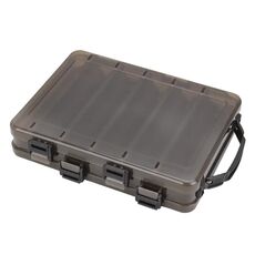 HB326 10 griglie Double Side Luya Tool Box Organizer per esche traslucido (nero)