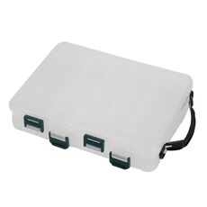 HB327 14 griglie Double Side Luya Tool Box Organizer per esche traslucido (bianco)