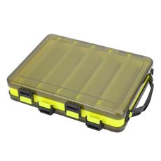 HB327 14 griglie Double Side Luya Tool Box Organizer per esche traslucido (giallo)