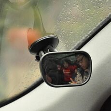 Specchietto retrovisore per seggiolino di sicurezza per bambini con ventosa per auto
