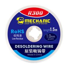 MECCANICO R300 Filo di stagno per aspirazione da 1,5 m, larghezza: 1 mm