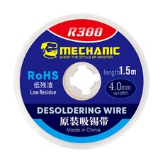 MECCANICO R300 Filo di stagno per aspirazione da 1,5 m, larghezza: 4 mm