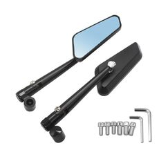 Specchietto retrovisore riflettente in lega di alluminio CNC specchietto retrovisore moto