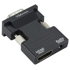 Adattatore HDMI per proiettore da HDMI a VGA con cavo audio Convertitore HD per computer
