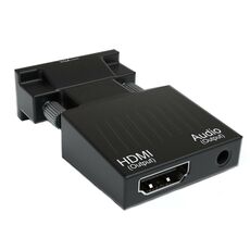 Adattatore HDMI per proiettore da VGA a HDMI con cavo audio Convertitore HD per computer