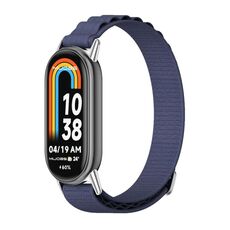 Per cinturino in nylon traspirante Xiaomi Mi Band 8 Mijobs (argento blu)