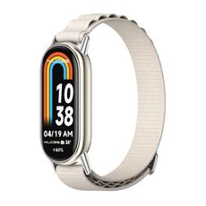Per cinturino in nylon traspirante Xiaomi Mi Band 8 Mijobs (grigio argento)