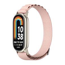 Per cinturino in nylon traspirante Xiaomi Mi Band 8 Mijobs (oro rosa chiaro)