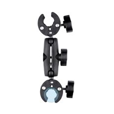 Supporto per montaggio fisso su manubrio Dualheads Crab Clamp per moto