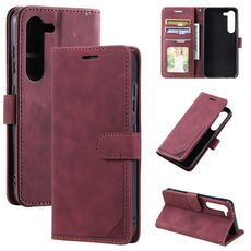 Per Samsung Galaxy S23+ 5G Skin Feel Custodia in pelle con blocco RFID (rosso)