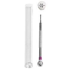 LSD5120 Riparazione Occhiali da Orologio Cacciavite in Acciaio Inossidabile Cacciavite per Orologi di Precisione 1.6 Phillips (Viola)