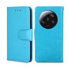 Per Xiaomi 13 Ultra 5G Custodia in pelle con struttura in cristallo (cielo blu)