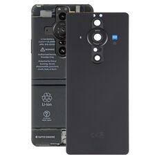 Per Sony Xperia Pro-I Cover posteriore batteria originale con copriobiettivo fotocamera (nero)