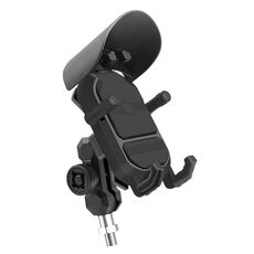 WUPP ZH-1848A1 Supporto per navigatore per telefono da guida con assorbimento degli urti per moto, stile: giunto sferico M8