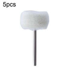 5 pezzi MT-3YM Lucidatura a specchio in metallo con mola per lucidatura a sfera in cashmere con testina per smerigliatura in lana
