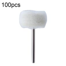 100 pezzi MT-3YM Lucidatura a specchio in metallo con mola per lucidatura a sfera in cashmere con testina per smerigliatura in lana