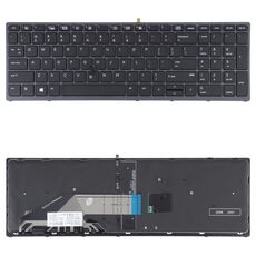 Per tastiera HP ZBOOK 15 G3 17 G3 versione USA con retroilluminazione e puntamento