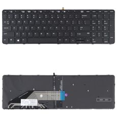 Per HP Probook 650 G2 G3 655 G3 450 G3 841137-001 Tastiera versione USA con retroilluminazione