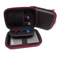 GH1717 Bordo rosso per Seagate WD Toshiba Pacchetto disco rigido mobile da 2,5 pollici Pacchetto cavo dati multiuso