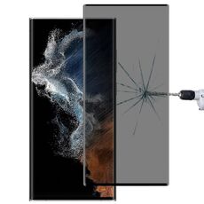 Per Samsung Galaxy S22 Ultra 5G Pellicola in vetro temperato per la privacy con bordo curvo 3D
