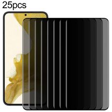 Per Samsung Galaxy S22 + 5G 25 pezzi Pellicola in vetro temperato per privacy con bordo curvo 3D