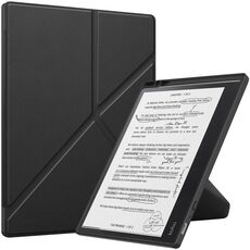Per Kobo Elipsa 2E Custodia Smart Tablet in pelle TPU con deformazione tinta unita (nero)