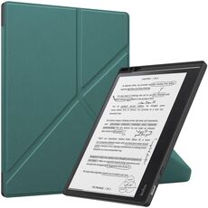 Per Kobo Elipsa 2E Custodia Smart Tablet in pelle TPU con deformazione tinta unita (verde)