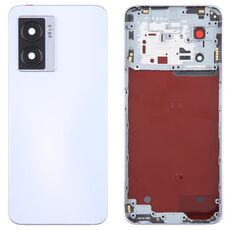 Per OPPO A57 Coperchio posteriore batteria originale con cornice centrale (viola)
