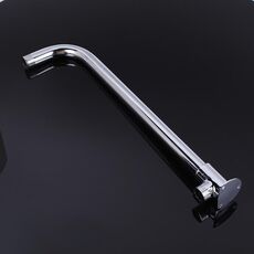 Con base Top Spray Rod Tubo doccia Tubo di uscita doccia in acciaio inossidabile Gomito, dimensioni: 39 cm