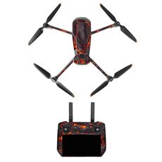 Per DJI Mavic 3 Pro / RC Pro Sunnylife Drone Corpo Set di adesivi decorativi per telecomando (Lava Black)