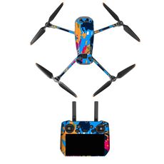 Per DJI Mavic 3 Pro / RC Pro Sunnylife Drone Body Set di adesivi decorativi per telecomando (colorato blu mare)