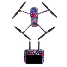 Per DJI Mavic 3 Pro / RC Pro Sunnylife Drone Corpo Set di adesivi decorativi per telecomando (Cool Purple)