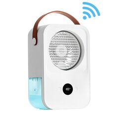 MT-F60 Smart Digital Display Ventola di umidificazione della nebbia del dispositivo di raffreddamento dell'aria di ricarica USB, modalità: versione con controllo del suono