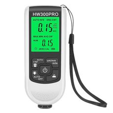 HW-300PRO Misuratore di spessore dello strato di vernice per rivestimento ad alta precisione Misuratore di pellicola di vernice antiscivolo (bianco)