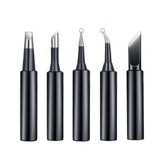 5-in-1 Universal 936 Stazione di saldatura Set di teste per saldatura a saldatore nero